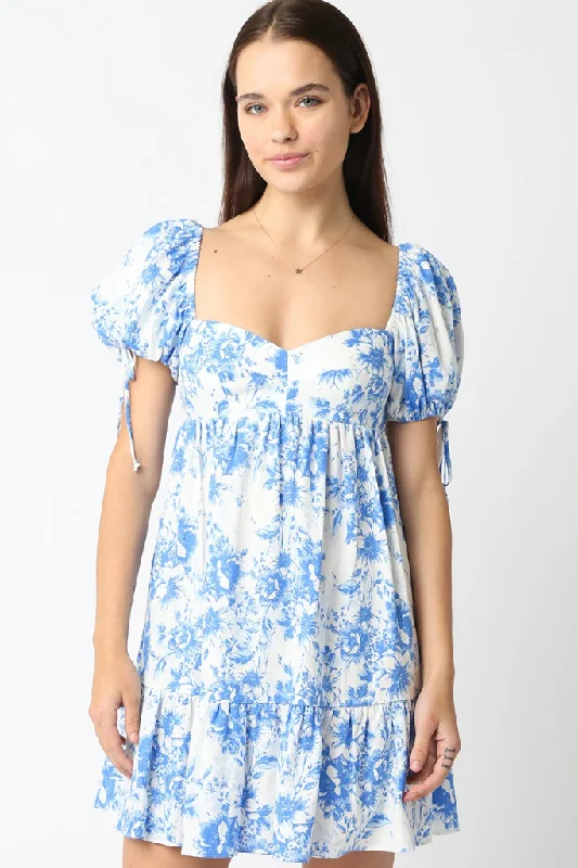 Mini dresses with geometric prints for a modern aesthetic Iris Floral Babydoll Dress Mini dresses with geometric prints for a modern aesthetic Iris Floral Babydoll Dress