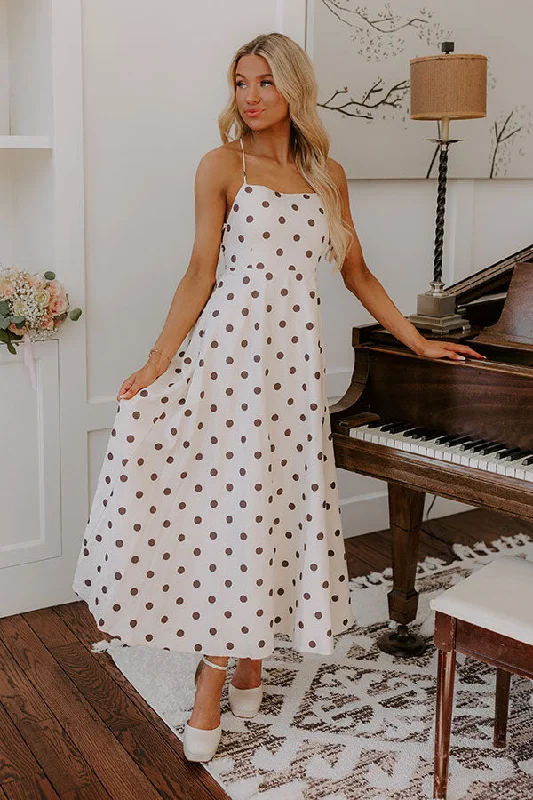 Midi dresses with cotton - blend materials for everyday comfort Right On Cue Linen-Blend Midi Dress Midi dresses with cotton - blend materials for everyday comfort Right On Cue Linen-Blend Midi Dress