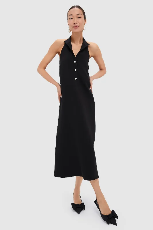 Midi dresses with bow accents for a sweet and charming look Black Jagger Dress
