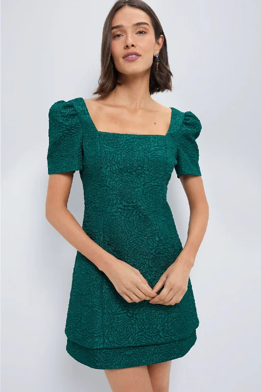 Midi dresses with ruffled sleeves for a more feminine and voluminous look Emerald Green Juliana Mini Dress Midi dresses with ruffled sleeves for a more feminine and voluminous look Emerald Green Juliana Mini Dress