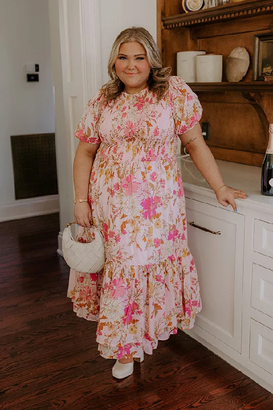 Midi dresses with bow accents for a sweet and charming look Meadow Muse Floral Midi Curves Midi dresses with bow accents for a sweet and charming look Meadow Muse Floral Midi Curves