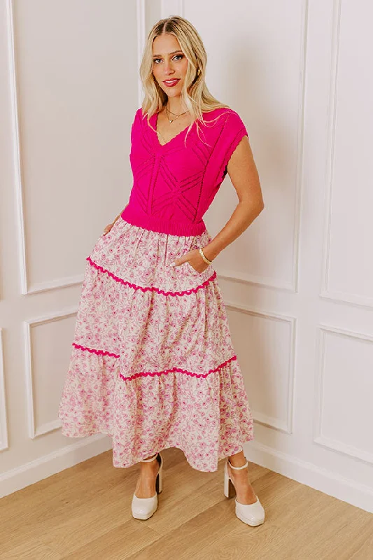 High - low midi dresses with geometric patterns for a modern party Small Town Charm Floral Midi High - low midi dresses with geometric patterns for a modern party Small Town Charm Floral Midi