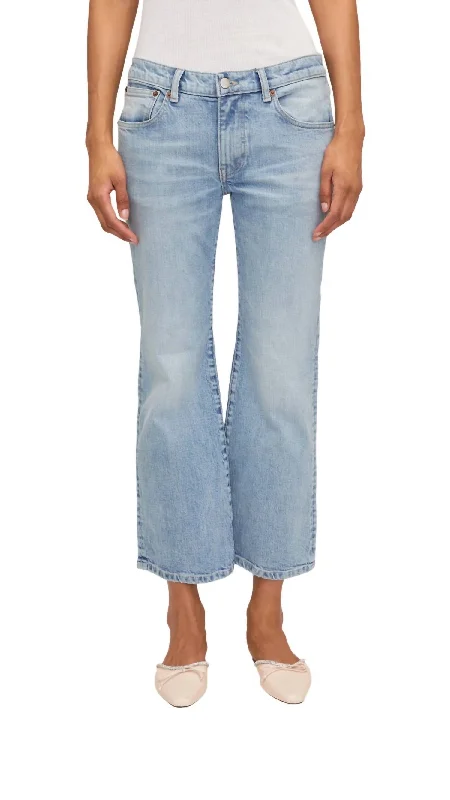 Cal Low Rider Jeans In Light Blue Vintage Wash