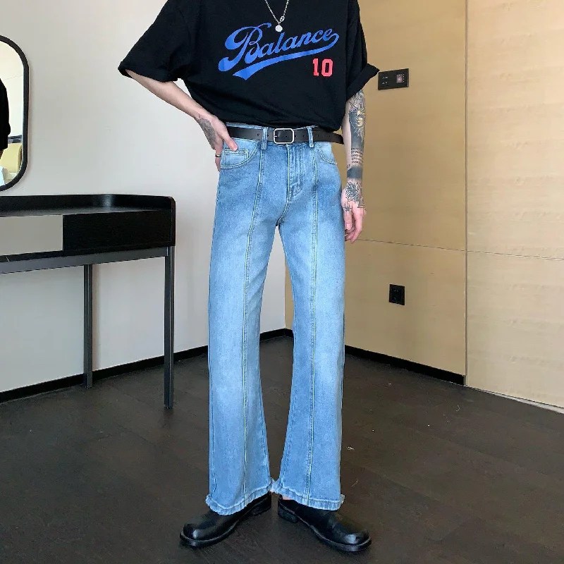Blue Straight Jeans