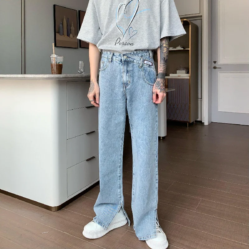 Irregular Design Jeans