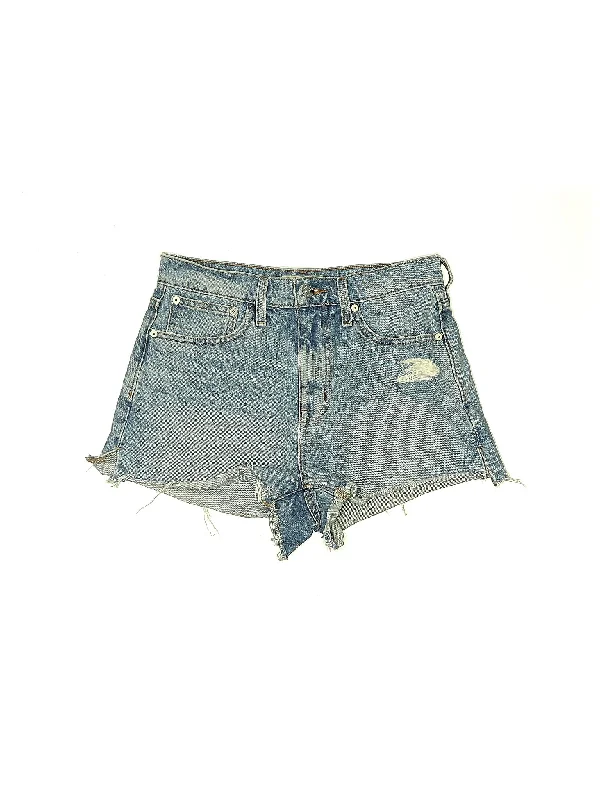 Low-Rise Denim Shorts