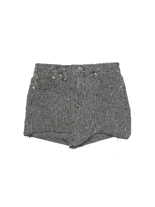 Women's Printed Animal Print Shorts in Brown and Black for a Bold and Fashion - Forward AppearanceMid-Rise Denim Shorts in Light Wash Women's Printed Animal Print Shorts in Brown and Black for a Bold and Fashion - Forward AppearanceMid-Rise Denim Shorts in Light Wash