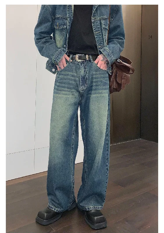 Wide-leg Retro Jeans