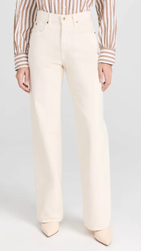 Skinny women jeans with a form - fitting designWomen's Grace Denim Jeans In Pale Khaki