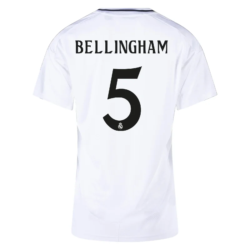 Long - sleeve women's jersey for cooler daysadidas Womens Real Madrid Jude Bellingham Home Jersey 24/25 (White/Black) Long - sleeve women's jersey for cooler daysadidas Womens Real Madrid Jude Bellingham Home Jersey 24/25 (White/Black)