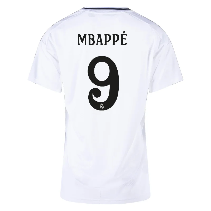 Sleeveless women's jersey for intense trainingadidas Womens Real Madrid Kylian Mbappe Home Jersey 24/25 (White/Black) Sleeveless women's jersey for intense trainingadidas Womens Real Madrid Kylian Mbappe Home Jersey 24/25 (White/Black)