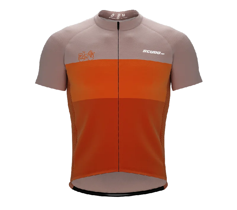 Gravel | Orange | Cycling Jersey for Men and Women