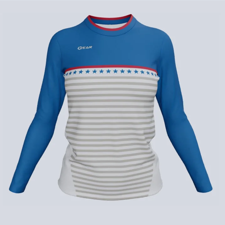 Women's jersey for beach sportsLadies ECO Long Sleeve Crew Starz Jersey