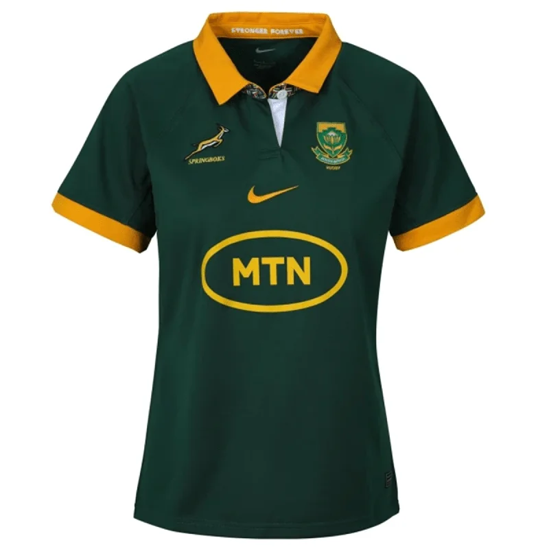 Long - sleeve women's jersey for cooler daysSpringboks Women's Replica Home Jersey by Nike Long - sleeve women's jersey for cooler daysSpringboks Women's Replica Home Jersey by Nike