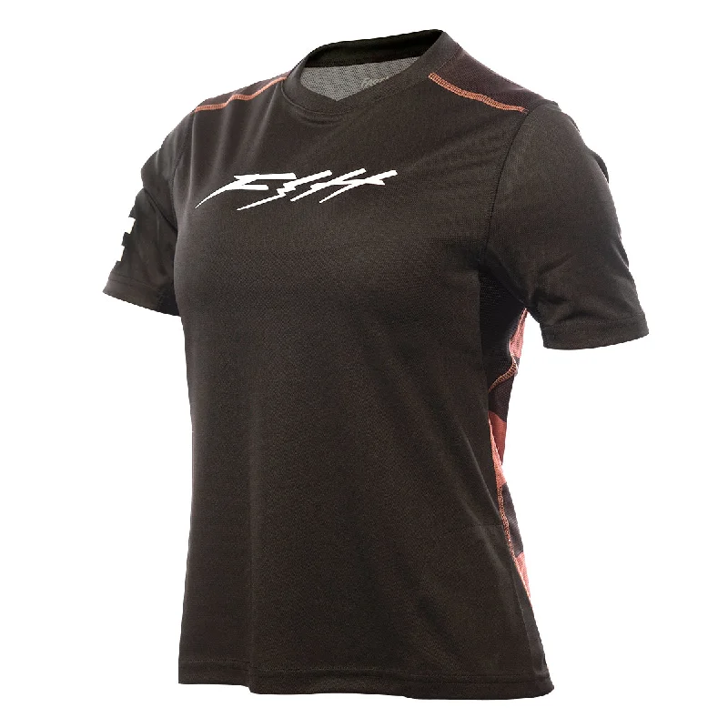 V - neck women's jersey for a more flattering lookAlloy Ronin SS Women's Jersey - Black V - neck women's jersey for a more flattering lookAlloy Ronin SS Women's Jersey - Black