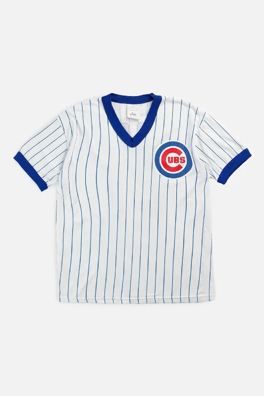 Women's jersey with a zip - up front for easy on - offVintage Chicago Cubs MLB Jersey - Women's S Women's jersey with a zip - up front for easy on - offVintage Chicago Cubs MLB Jersey - Women's S