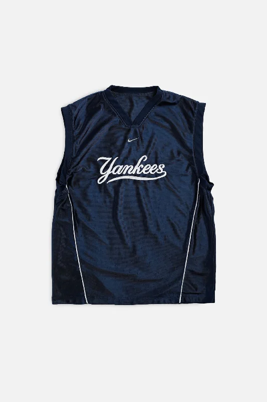 Women's jersey for running workoutsVintage NY Yankees Reversible MLB Jersey - Women's M Women's jersey for running workoutsVintage NY Yankees Reversible MLB Jersey - Women's M