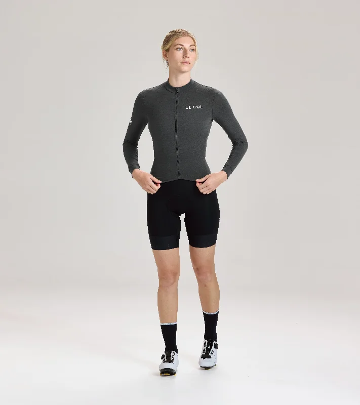 Pullover women's jersey for convenienceWomens ARC Merino Long Sleeve Jersey