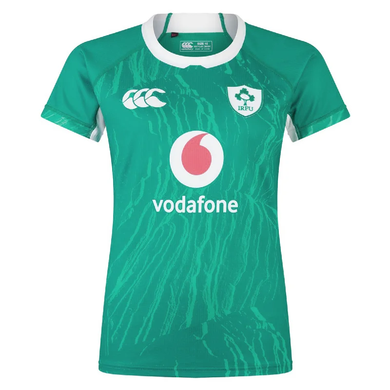 Women's jersey with a zip - up front for easy on - offIreland 24 Women's Home Pro Jersey by Canterbury Women's jersey with a zip - up front for easy on - offIreland 24 Women's Home Pro Jersey by Canterbury