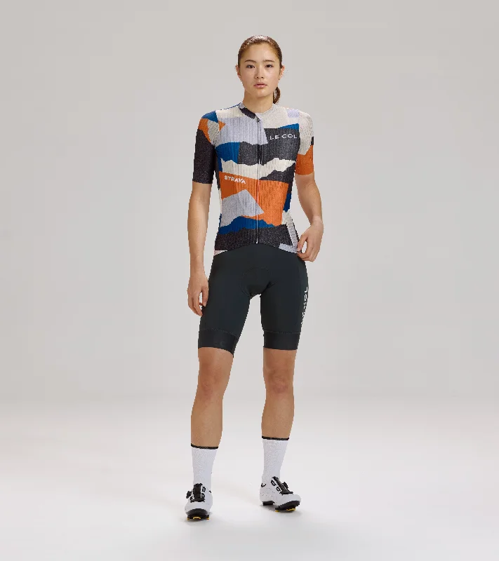 Full - length women's jersey for extra coverageLe Col x Strava 8848 Womens Pro Aero Jersey Full - length women's jersey for extra coverageLe Col x Strava 8848 Womens Pro Aero Jersey