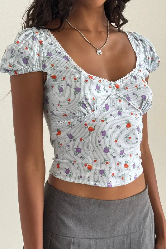 Little Black Women Dress with Sequins for a Glamorous Night OutAdrian Puff Cap Sleeve Top Blue Floral Little Black Women Dress with Sequins for a Glamorous Night OutAdrian Puff Cap Sleeve Top Blue Floral