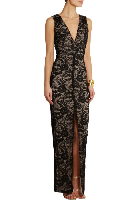 Backless Women Dress for a Sexy and Alluring Look at Evening EventsBlack Caragen Embellished Guipure Lace Gown (Pre-loved) Backless Women Dress for a Sexy and Alluring Look at Evening EventsBlack Caragen Embellished Guipure Lace Gown (Pre-loved)