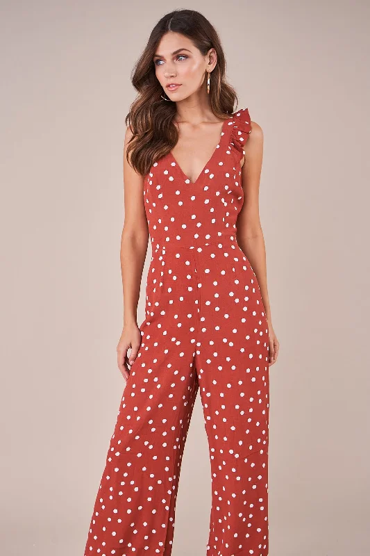Animal print women jumpsuits for a statement - making outfitHot In The City Polka Dot Wide Leg Jumpsuit Animal print women jumpsuits for a statement - making outfitHot In The City Polka Dot Wide Leg Jumpsuit