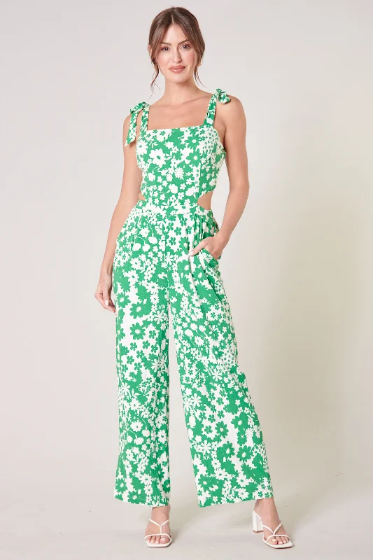 Animal print women jumpsuits for a statement - making outfitKennedy Floral Harley Cutout Jumpsuit Animal print women jumpsuits for a statement - making outfitKennedy Floral Harley Cutout Jumpsuit