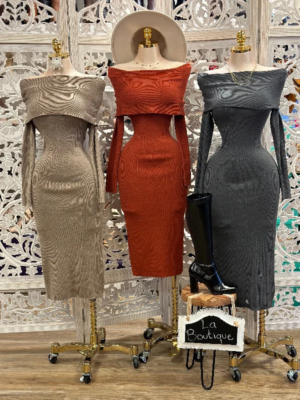 Lace - Embellished Women Dress for an Elegant and Sophisticated AppearanceOff Shoulder Sweater Dress- Stretchy,Estira Lace - Embellished Women Dress for an Elegant and Sophisticated AppearanceOff Shoulder Sweater Dress- Stretchy,Estira