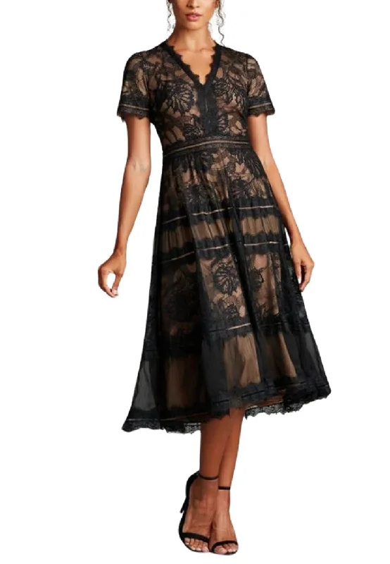 Mermaid - Style Women Dress with a Fitted Silhouette for Special OccasionsBlack Beatrice Midi Dress Mermaid - Style Women Dress with a Fitted Silhouette for Special OccasionsBlack Beatrice Midi Dress