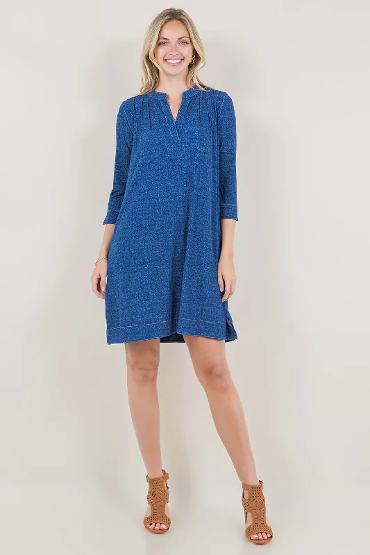 Mini Women Dress with a Short Hem for a Young and Trendy Style Mini Women Dress with a Short Hem for a Young and Trendy Style 3/4 SLEEVE SPLIT PINTUCK 1/2 PLACKET POPOVER DRESS - D3607-92795 Mini Women Dress with a Short Hem for a Young and Trendy Style Mini Women Dress with a Short Hem for a Young and Trendy Style 3/4 SLEEVE SPLIT PINTUCK 1/2 PLACKET POPOVER DRESS - D3607-92795