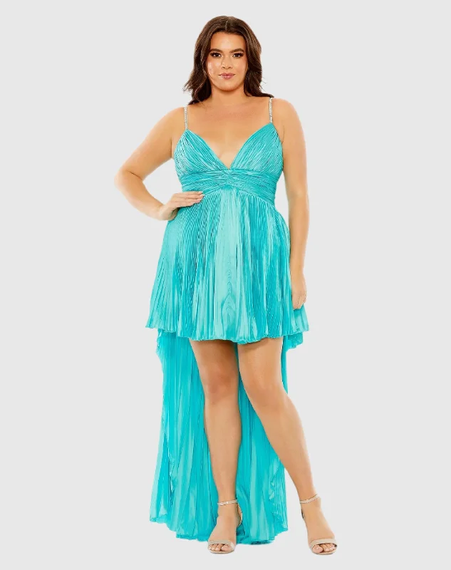 Lace - Embellished Women Dress for an Elegant and Sophisticated Appearance Lace - Embellished Women Dress for an Elegant and Sophisticated Appearance Rhinestone High Low Pleated Gown Lace - Embellished Women Dress for an Elegant and Sophisticated Appearance Lace - Embellished Women Dress for an Elegant and Sophisticated Appearance Rhinestone High Low Pleated Gown