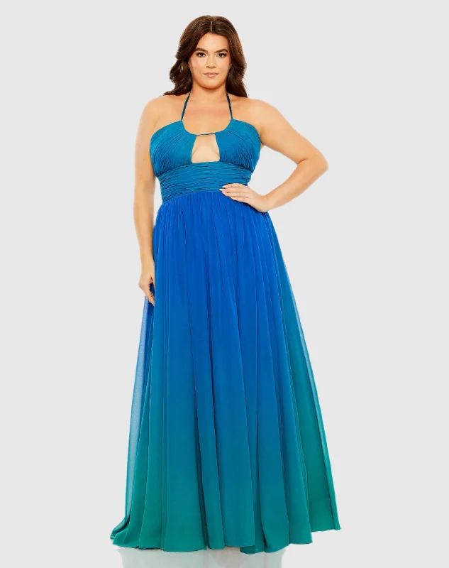 Lace - Embellished Women Dress for an Elegant and Sophisticated Appearance Lace - Embellished Women Dress for an Elegant and Sophisticated Appearance Halter Ruched Ombre Gown (Plus) Lace - Embellished Women Dress for an Elegant and Sophisticated Appearance Lace - Embellished Women Dress for an Elegant and Sophisticated Appearance Halter Ruched Ombre Gown (Plus)