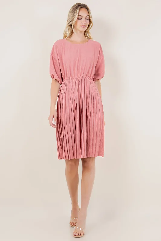 Mermaid - Style Women Dress with a Fitted Silhouette for Special Occasions Mermaid - Style Women Dress with a Fitted Silhouette for Special Occasions BALLOON ELB SLEEVE PLEATED DRESS - D3554-MAUVE Mermaid - Style Women Dress with a Fitted Silhouette for Special Occasions Mermaid - Style Women Dress with a Fitted Silhouette for Special Occasions BALLOON ELB SLEEVE PLEATED DRESS - D3554-MAUVE