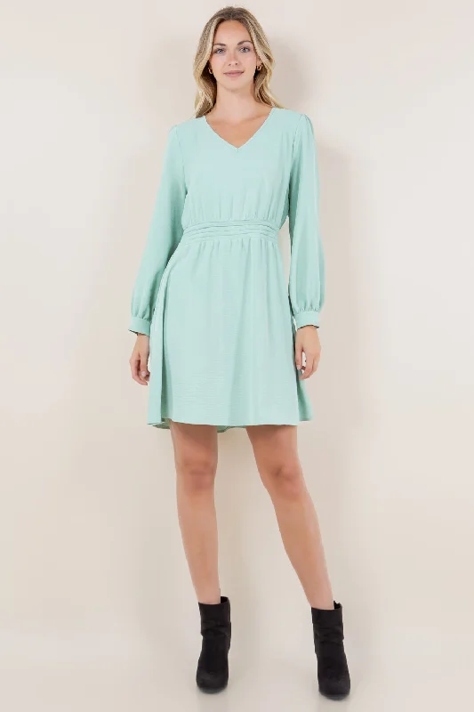 Shift Women Dress with a Simple and Classic Design for Everyday Wear Shift Women Dress with a Simple and Classic Design for Everyday Wear LS V NECK PLEATED WAIST ALINE DRESS - D3458-AFLW Shift Women Dress with a Simple and Classic Design for Everyday Wear Shift Women Dress with a Simple and Classic Design for Everyday Wear LS V NECK PLEATED WAIST ALINE DRESS - D3458-AFLW