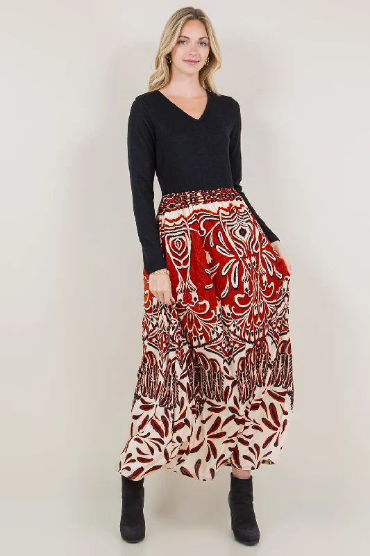 Halter Neck Women Dress to Show Off the Shoulders and Neckline Halter Neck Women Dress to Show Off the Shoulders and Neckline LS V NECK TWOFER MAXI DRESS - D3594-A1051-1 Halter Neck Women Dress to Show Off the Shoulders and Neckline Halter Neck Women Dress to Show Off the Shoulders and Neckline LS V NECK TWOFER MAXI DRESS - D3594-A1051-1