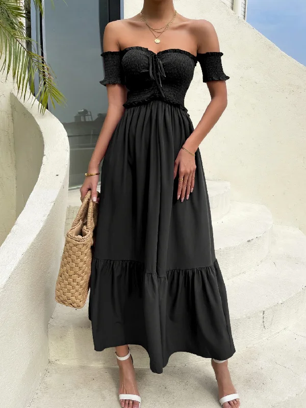 Maxi Women Dress with Floral Print for a Bohemian Vibe Maxi Women Dress with Floral Print for a Bohemian Vibe Off-Shoulder Short Sleeve Midi Dress Maxi Women Dress with Floral Print for a Bohemian Vibe Maxi Women Dress with Floral Print for a Bohemian Vibe Off-Shoulder Short Sleeve Midi Dress