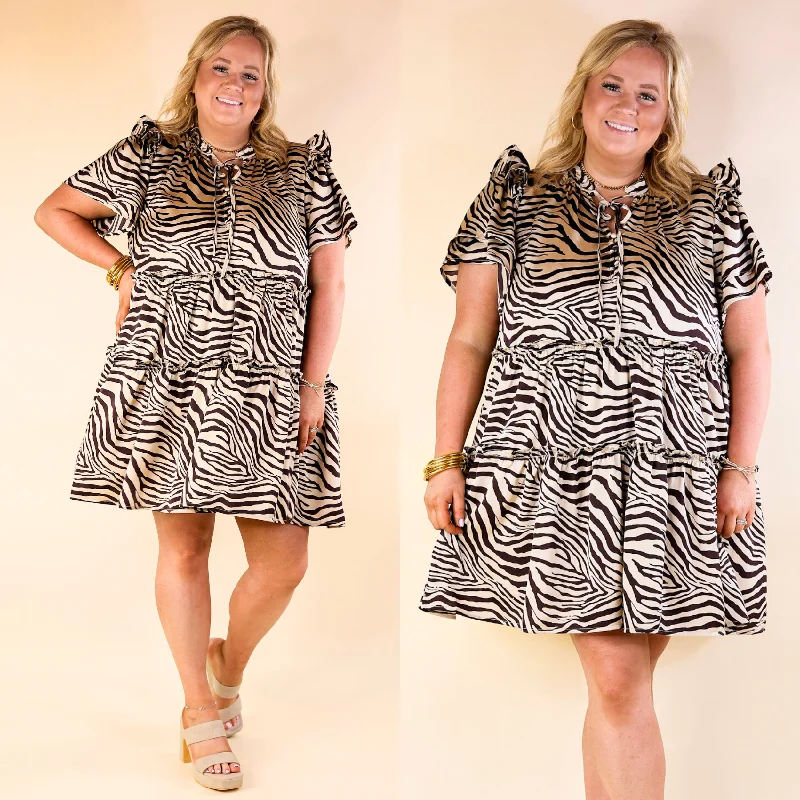 Plus Size Women Dress with a Flattering A - Line Cut for Comfort and Style Plus Size Women Dress with a Flattering A - Line Cut for Comfort and Style Plus Sizes | If You Dare Zebra Print Tiered Dress in Chocolate Brown Plus Size Women Dress with a Flattering A - Line Cut for Comfort and Style Plus Size Women Dress with a Flattering A - Line Cut for Comfort and Style Plus Sizes | If You Dare Zebra Print Tiered Dress in Chocolate Brown
