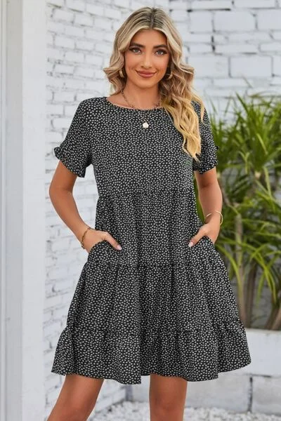 Plus Size Women Dress with a Flattering A - Line Cut for Comfort and Style Plus Size Women Dress with a Flattering A - Line Cut for Comfort and Style Polka Dot Round Neck Tiered Dress Plus Size Women Dress with a Flattering A - Line Cut for Comfort and Style Plus Size Women Dress with a Flattering A - Line Cut for Comfort and Style Polka Dot Round Neck Tiered Dress