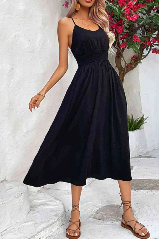 Lace - Embellished Women Dress for an Elegant and Sophisticated Appearance Lace - Embellished Women Dress for an Elegant and Sophisticated Appearance Spaghetti Strap Scoop Neck Midi Dress Lace - Embellished Women Dress for an Elegant and Sophisticated Appearance Lace - Embellished Women Dress for an Elegant and Sophisticated Appearance Spaghetti Strap Scoop Neck Midi Dress