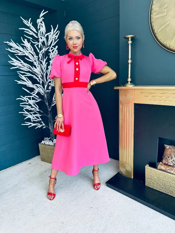 Mermaid - Style Women Dress with a Fitted Silhouette for Special Occasions Mermaid - Style Women Dress with a Fitted Silhouette for Special Occasions Victoria Detailed Occasion Dress Pink Mermaid - Style Women Dress with a Fitted Silhouette for Special Occasions Mermaid - Style Women Dress with a Fitted Silhouette for Special Occasions Victoria Detailed Occasion Dress Pink