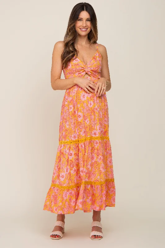 Shift Women Dress with a Simple and Classic Design for Everyday Wear Shift Women Dress with a Simple and Classic Design for Everyday Wear Yellow Floral Front Knot Cutout Crochet Trim Maternity Maxi Dress Shift Women Dress with a Simple and Classic Design for Everyday Wear Shift Women Dress with a Simple and Classic Design for Everyday Wear Yellow Floral Front Knot Cutout Crochet Trim Maternity Maxi Dress