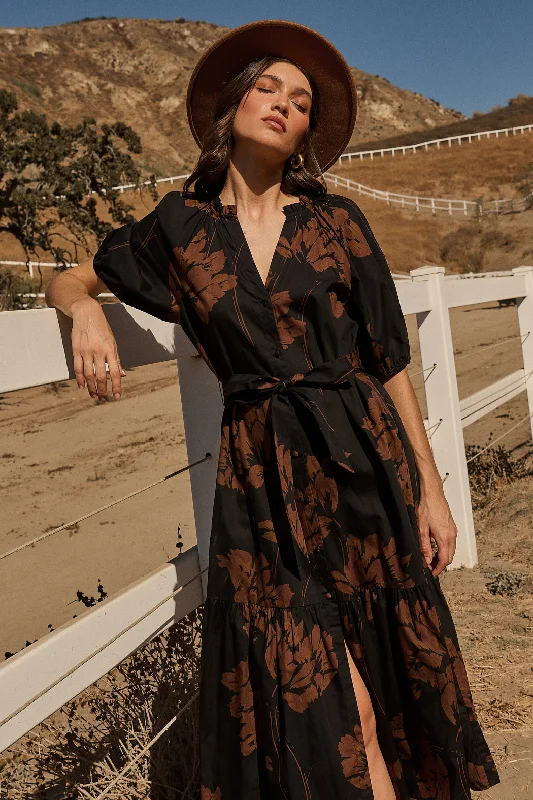 Midi dresses with sheer panels for a touch of allureCelina Floral Wynette Tiered Midi Dress Midi dresses with sheer panels for a touch of allureCelina Floral Wynette Tiered Midi Dress