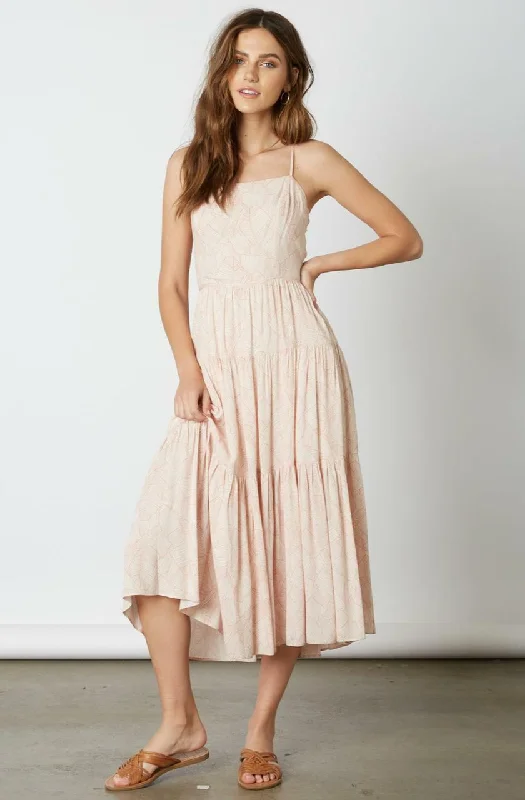 Midi dresses with ribbed textures for a unique and tactile appearanceCherished Moments Mauve Print Lace-Up Midi Dress Midi dresses with ribbed textures for a unique and tactile appearanceCherished Moments Mauve Print Lace-Up Midi Dress
