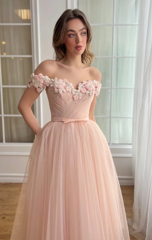 Juliet Rose Peach Dress