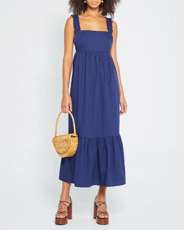 Midi dresses with mesh inserts for a trendy and breathable optionMaude Cotton Dress