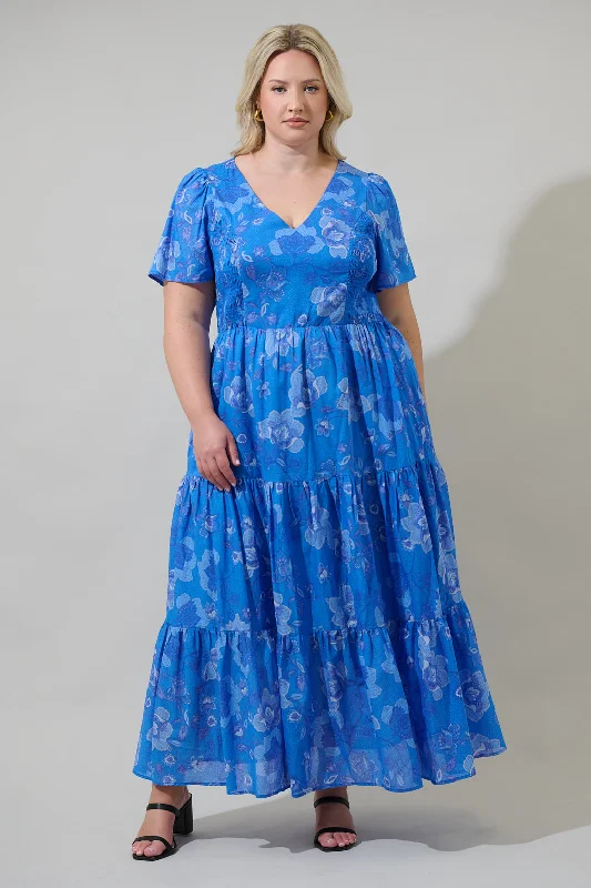 Midi dresses with ruched sleeves for a more fitted and stylish arm lookSelma Floral Alexis Poplin Cotton Voile Tiered Midi Dress Curve Midi dresses with ruched sleeves for a more fitted and stylish arm lookSelma Floral Alexis Poplin Cotton Voile Tiered Midi Dress Curve