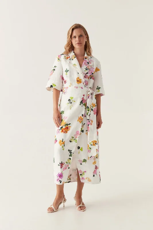 Midi dresses with wrap - around skirts for a customizable fitTabitha Wrap Front Midi Dress Midi dresses with wrap - around skirts for a customizable fitTabitha Wrap Front Midi Dress