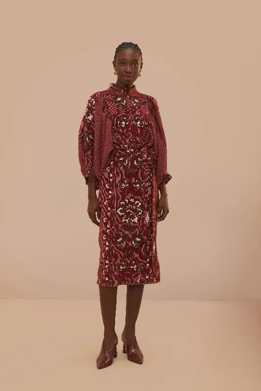 Midi dresses with metallic threads for a glamorous evening eventToucans Scarf Cross Stitch Embroidered Midi Dress Midi dresses with metallic threads for a glamorous evening eventToucans Scarf Cross Stitch Embroidered Midi Dress