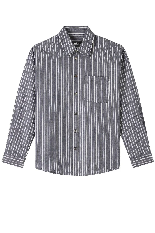 A.P.C. Boyfriend Shirt - Blue